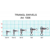Вертлюжок цилиндрический на два направления, № 7x8 (19 кг), (упак. 6 шт)